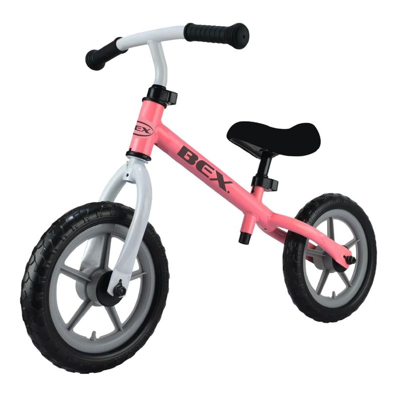 Bicicleta Acero Equilibrio Aprendizaje Sin Pedal Rosada Bex-0