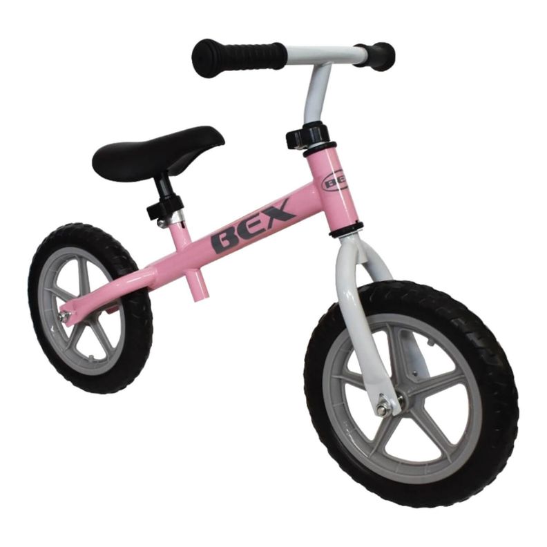 Bicicleta Acero Equilibrio Aprendizaje Sin Pedal Rosada Bex-2