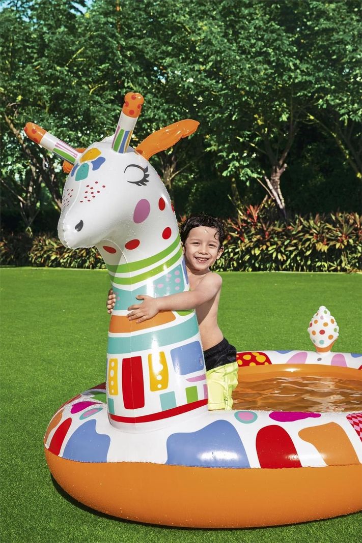 Piscina Inflable Bestway Redonda Jirafa 2.66x1.57x1.27M-5