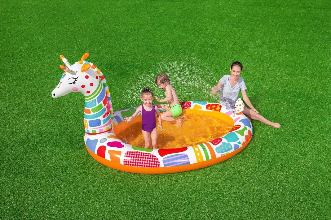 Piscina Inflable Bestway Redonda Jirafa 2.66x1.57x1.27M-6
