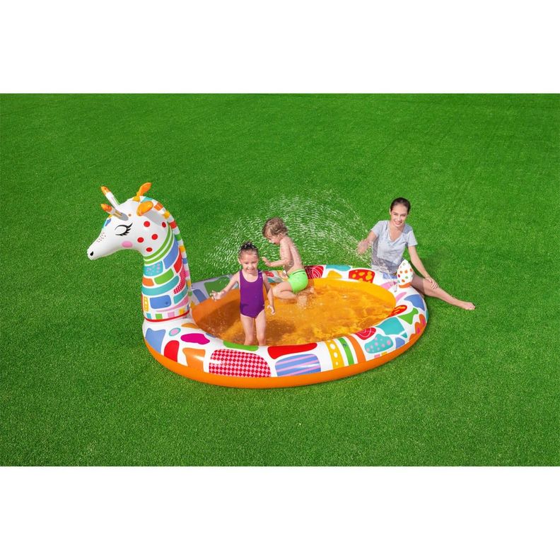 Piscina Inflable Bestway Redonda Jirafa 2.66x1.57x1.27M-9