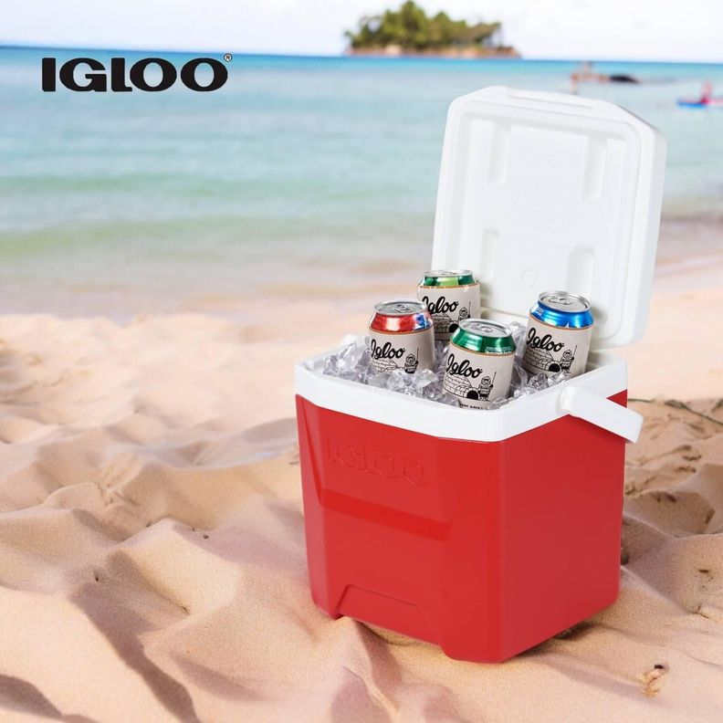 Cooler Nevera Hielera Laguna Rojo 11.3 Litros Igloo-1