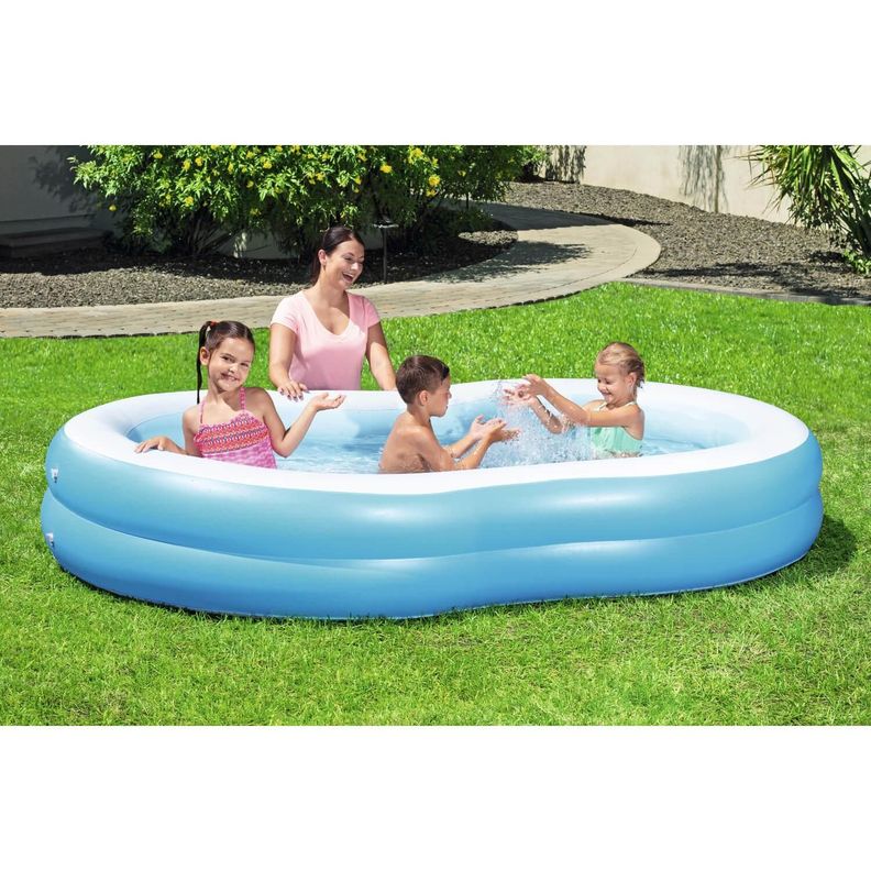 Piscina Inflable Bestway Laguna para niños 262x157x46Cm Azul-3