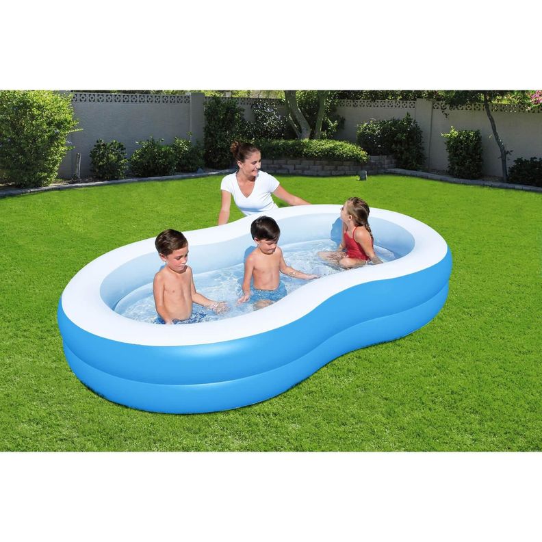 Piscina Inflable Bestway Laguna para niños 262x157x46Cm Azul-5