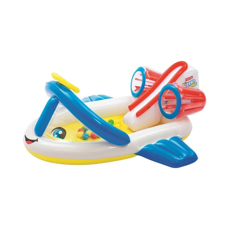 Tren Inflable Piscina de Pelotas Fisher Price 165X152X61Cms-0