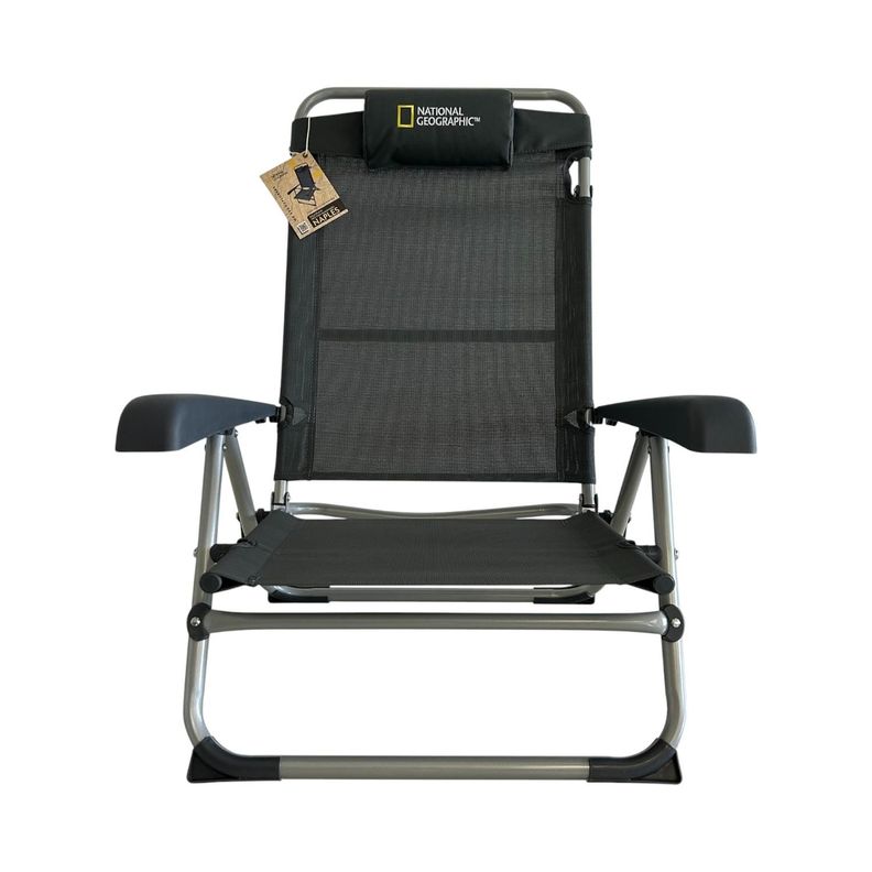 Silla Plegable Playa Almohada Naples Gris National Geographic-6