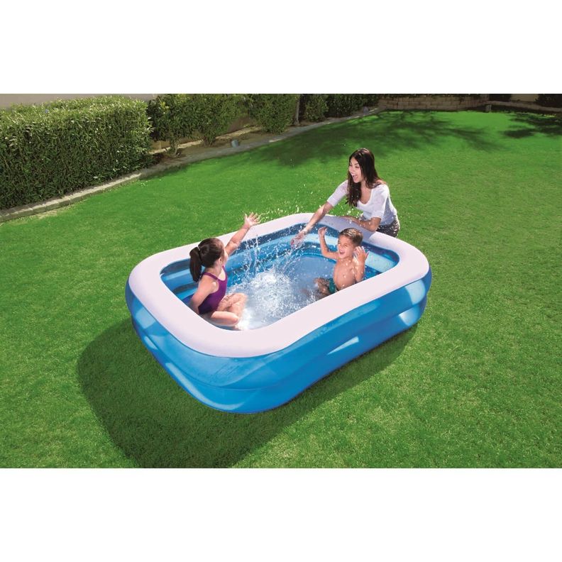 Piscina Inflable Bestway Rectangular para niños 200x146x48Cm-1