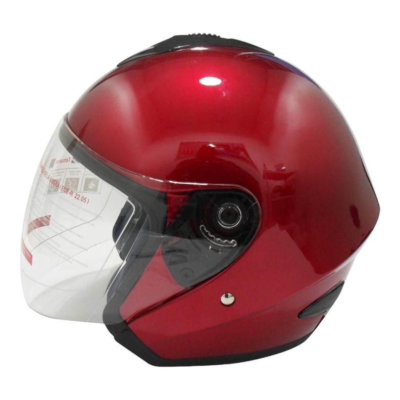 Casco Full Face Bx510 Talla M Color Burgundhy Certificado ECE-0