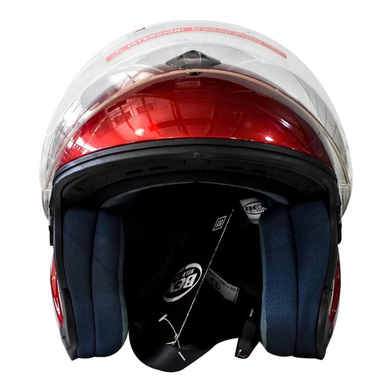 Casco Full Face Bx510 Talla M Color Burgundhy Certificado ECE-1