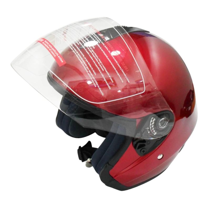 Casco Full Face Bx510 Talla M Color Burgundhy Certificado ECE-5