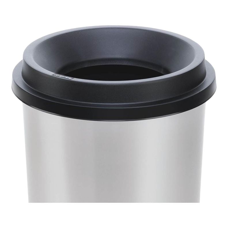 Basurero Metal gris 25 Lts Rimax-1