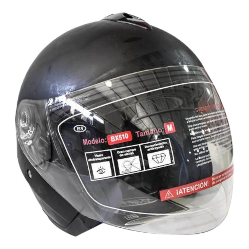 Casco Full Face Bx510 Talla M Color Silver Certificado ECE-1