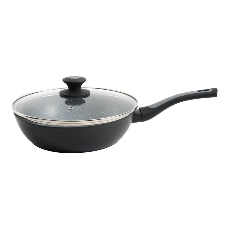 Sartén Wok con tapa antiadherente 26 cm Bastone Oster-5
