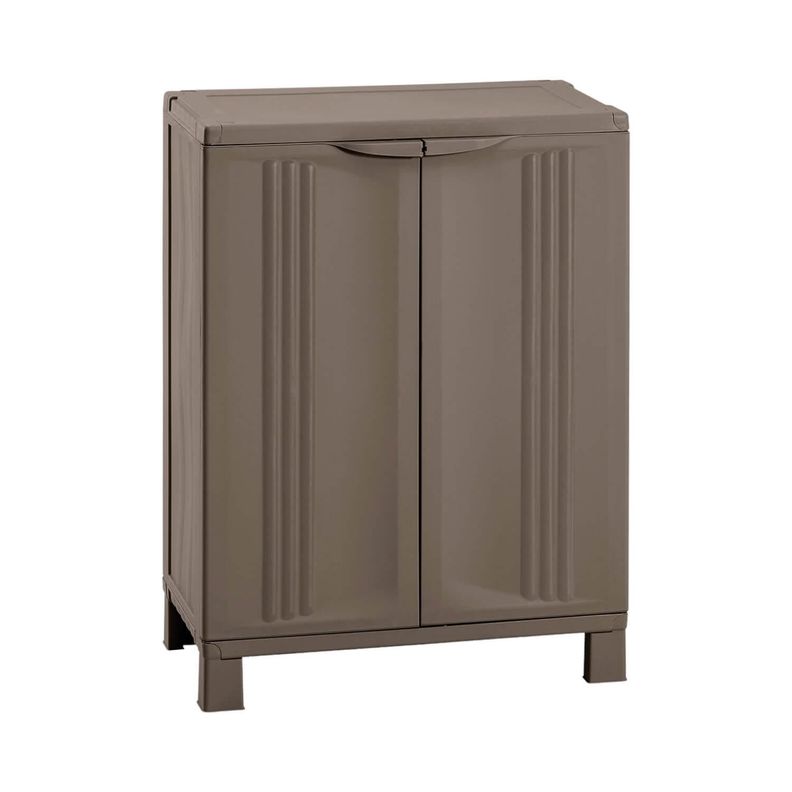 Gabinete Multiuso Plastico Cafe 66.5x39x91 Starplast Rimax Beige