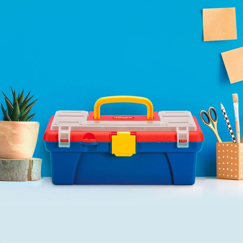 Caja Organizadora Rojo/Azul 30x15x12cms Rimax-2