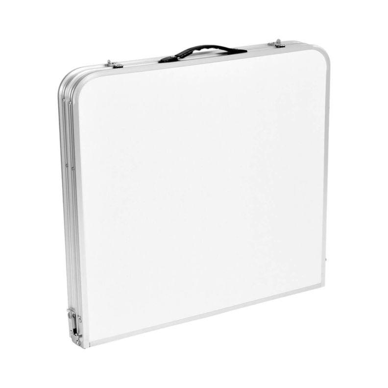 Mesa Plegable Aluminio 120X60Cm Blanca Northwest-1