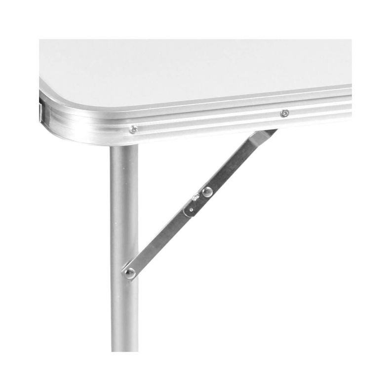 Mesa Plegable Aluminio 120X60Cm Blanca Northwest-4