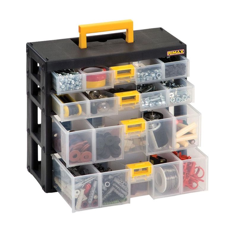 Organizador Herramientas Modular Negro 31x14x29 cm Rimax-0