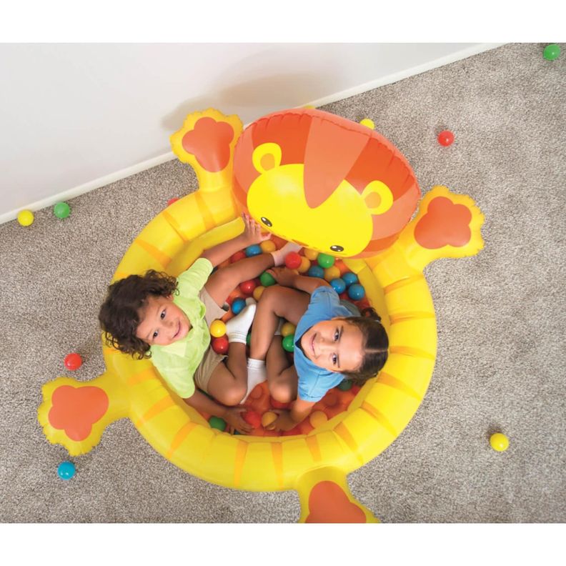 Piscina Leon inflable con Pelotas 111 X98X61.5 Cms Bestway-1