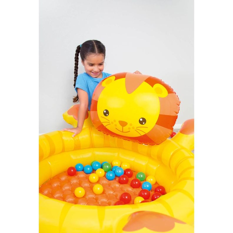 Piscina Leon inflable con Pelotas 111 X98X61.5 Cms Bestway-7