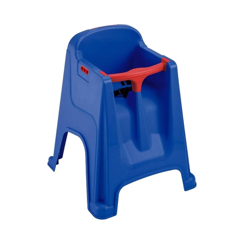 Silla Comedor Para Bebe Azul 60x59x77 cms Rimax-2