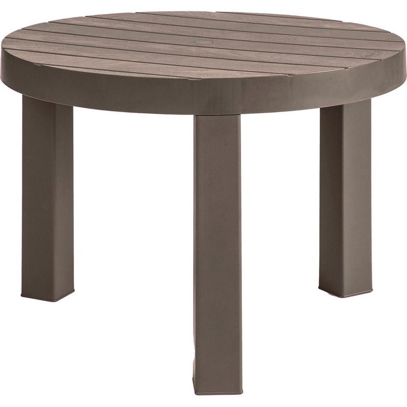 Mesa Plastico Redonda Café 60 cm Baru Rimax-0