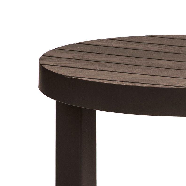 Mesa Plastico Redonda Café 60 cm Baru Rimax-2