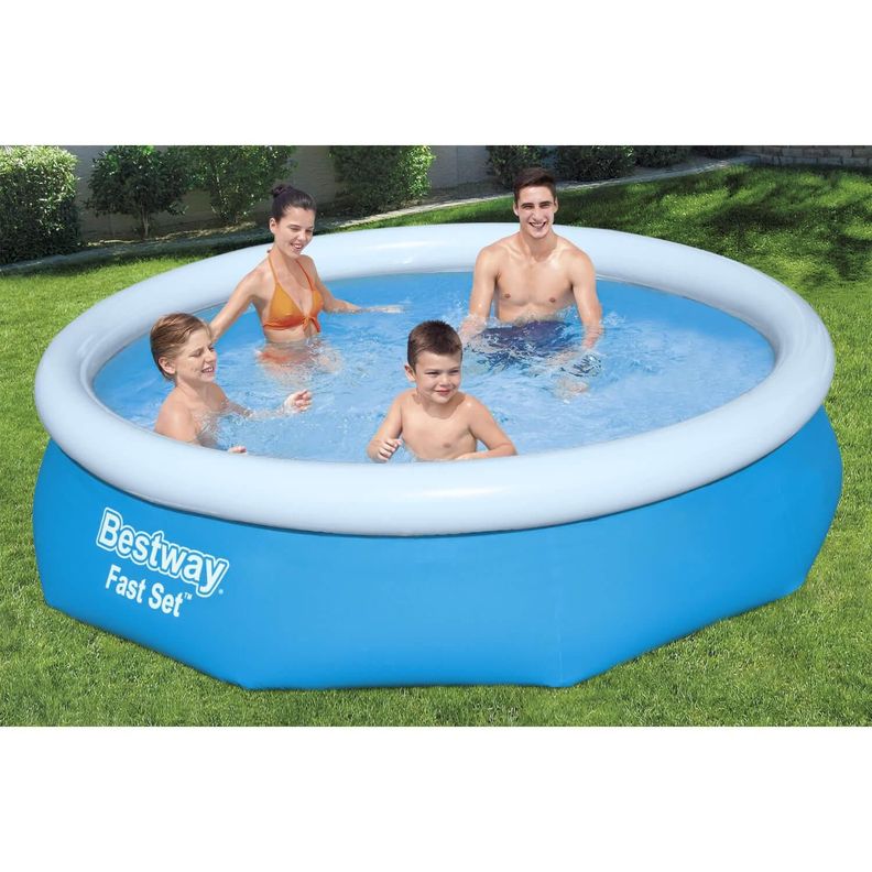 Piscina Bestway Redonda Fácil Armado 3.05MX76Cm Azul-1