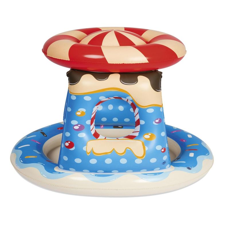 Piscina Inflable Bestway Con Techo Para Bebés 91X91X89Cm-1