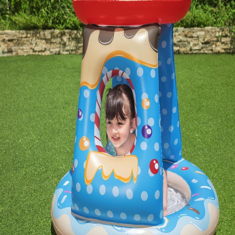 Piscina Inflable Bestway Con Techo Para Bebés 91X91X89Cm-3