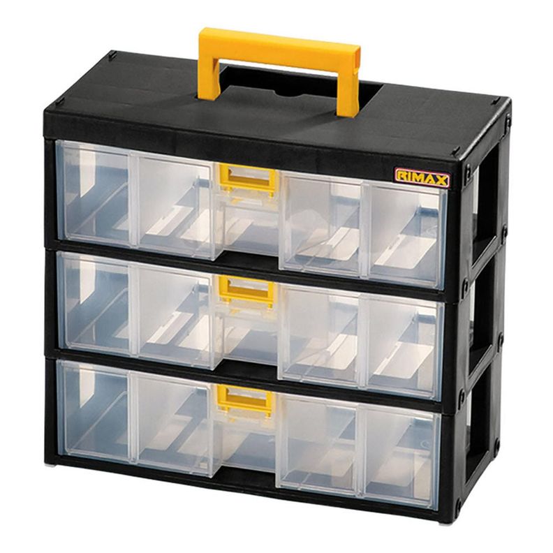 Organizador Herramientas Modular Negro 31x14x28 cm Rimax-0