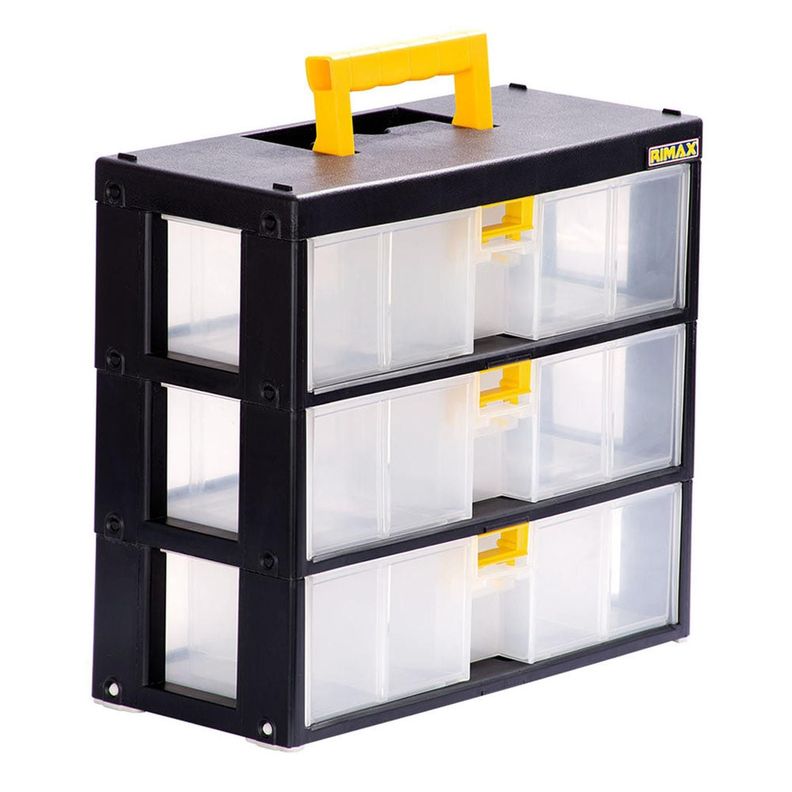 Organizador Herramientas Modular Negro 31x14x28 cm Rimax-1