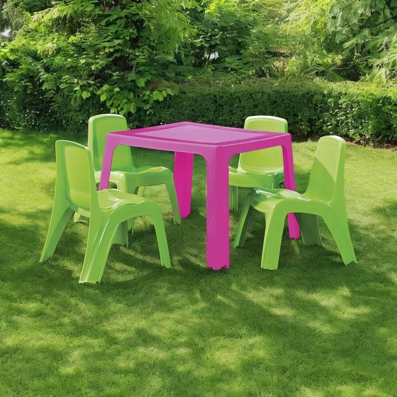 Mesa Infantil rosado 70.7x50.7 cm Rimax-3