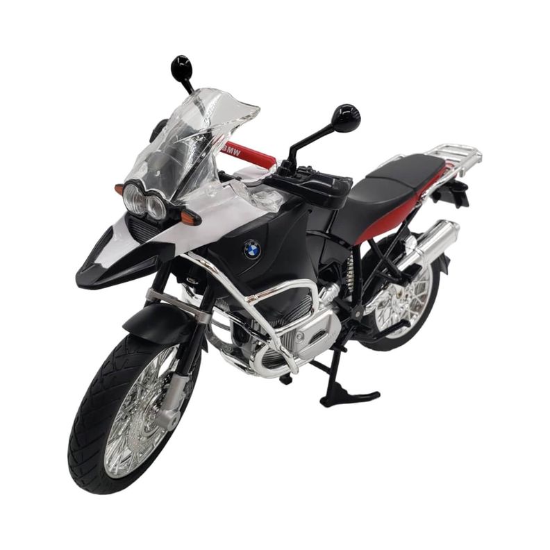 Motocicleta de coleccion BMW Escala 1:9 Rastar Blanco
