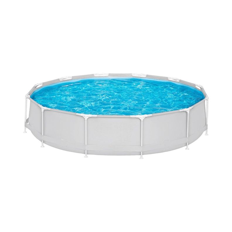Piscina Bestway Redonda con filtro Deluxe Gris 3.66MX76Cm-2