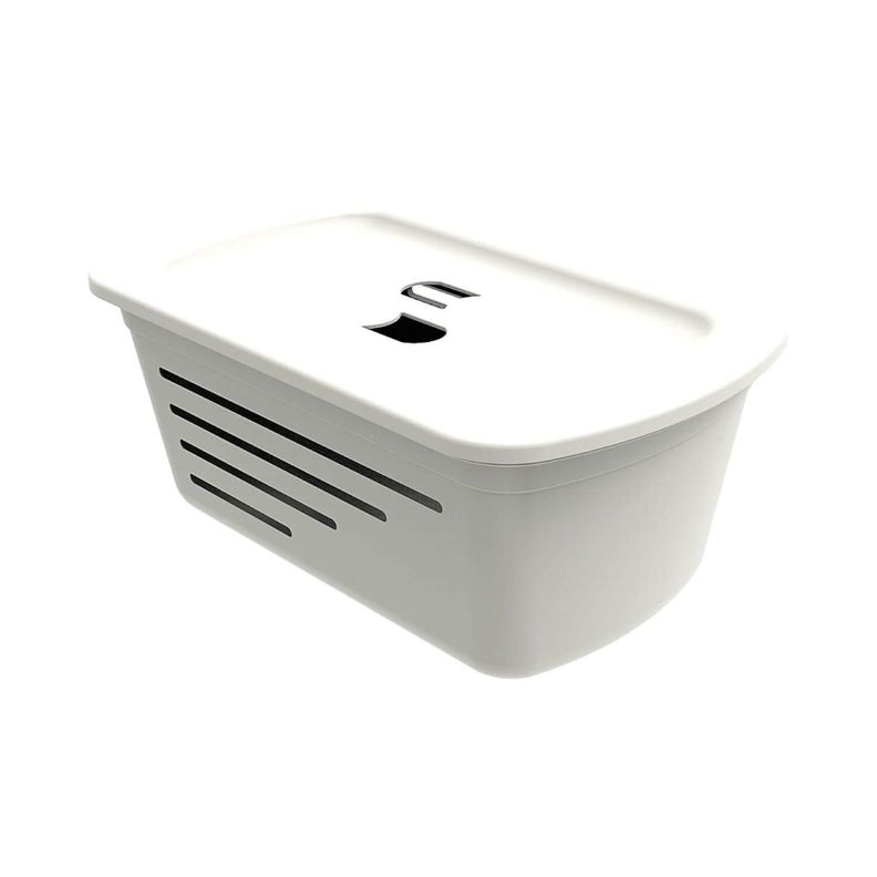 Canasta Organizadora Soprano 5L Hielo Con Tapa-0