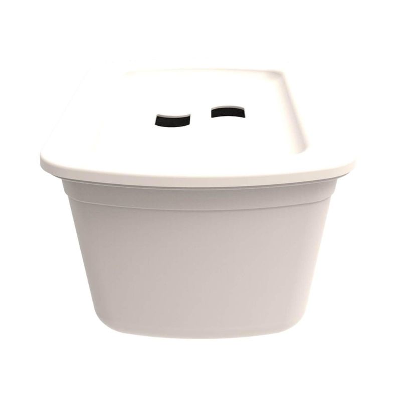 Canasta Organizadora Soprano 5L Hielo Con Tapa-2