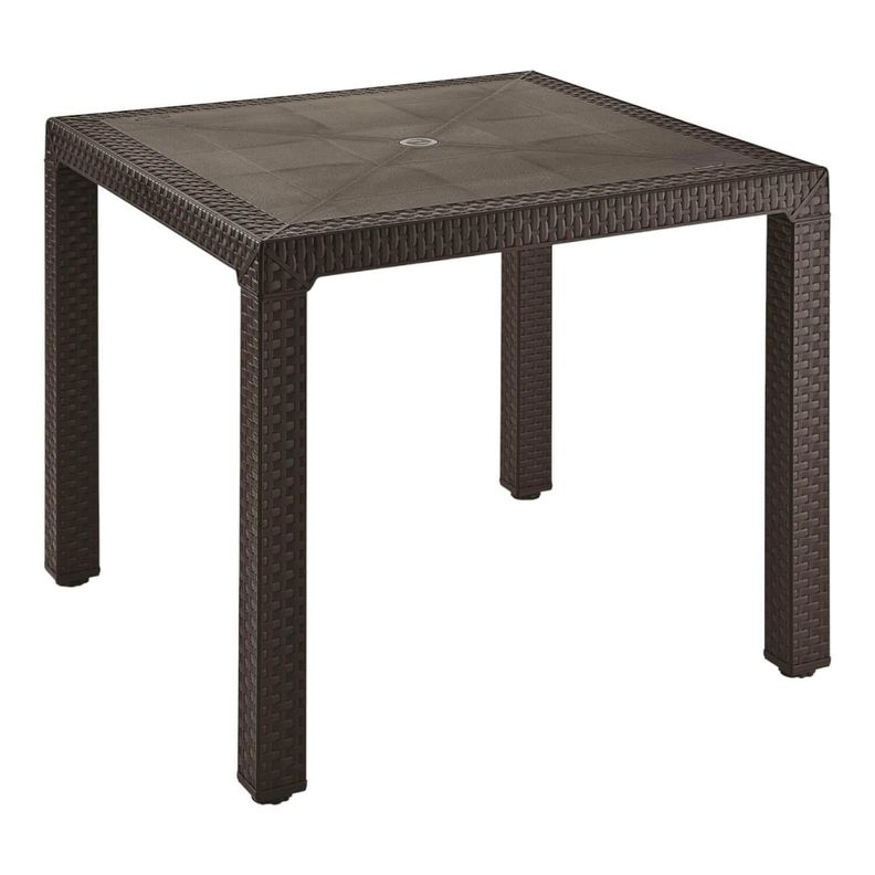 Mesa Plastico Café 80X80 cm Eterna Rimax-0