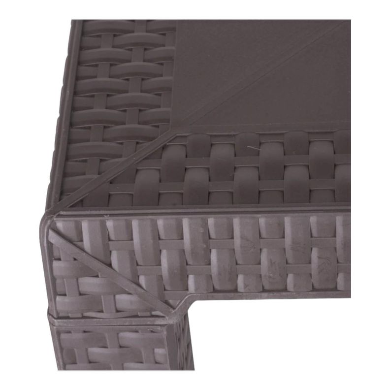 Mesa Plastico Café 80X80 cm Eterna Rimax-1