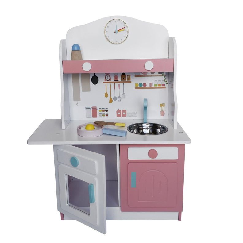 Cocina De Madera Blanca + Accesorios 47X24X64 Cm Gamepower-2