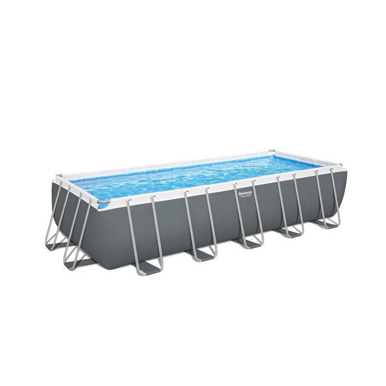Piscina Power Steel™ Gris Oscuro 6.40M X 2.74M X 1.32M Pool Set / 19,281 L-2