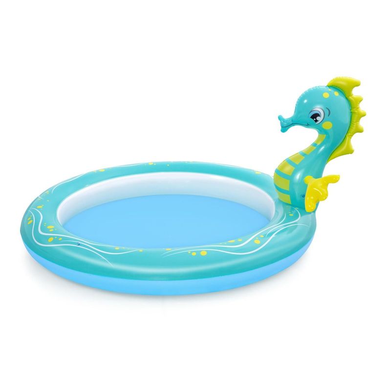 Piscina Inflable Caballito de Mar 1.88m x 1.60m x 86cm-0