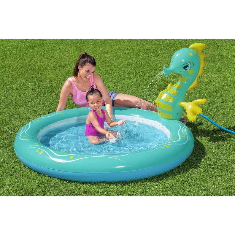 Piscina Inflable Caballito de Mar 1.88m x 1.60m x 86cm-6