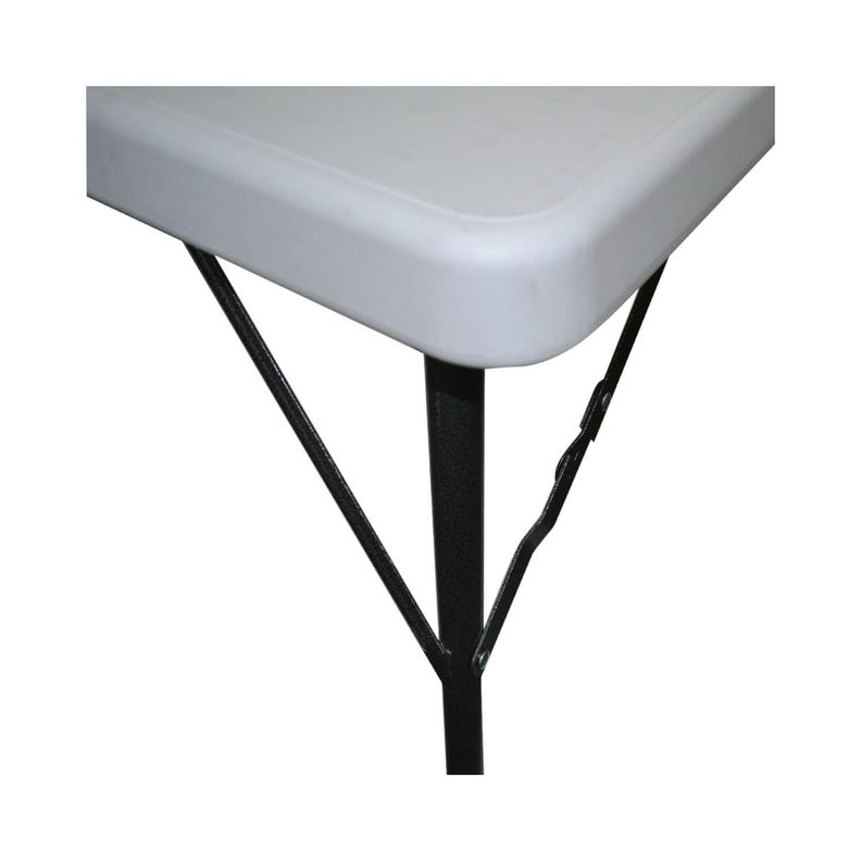 Mesa Plegable Cuadrada 86x86 Cms Blanca Northwest-3
