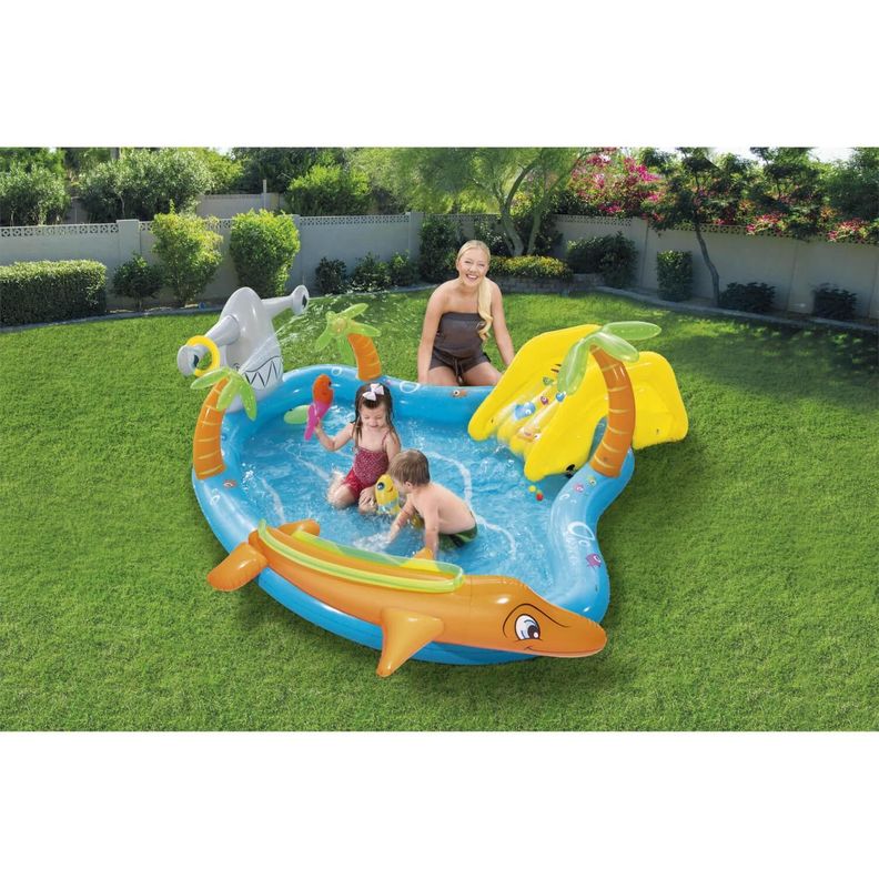 Piscina Y Juegos Inflable Sea Life 2.80Mx2.57Mx87Cms Bestway-1