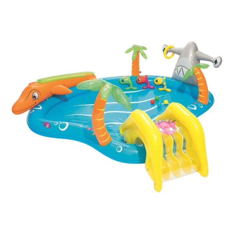 Piscina Y Juegos Inflable Sea Life 2.80Mx2.57Mx87Cms Bestway-3