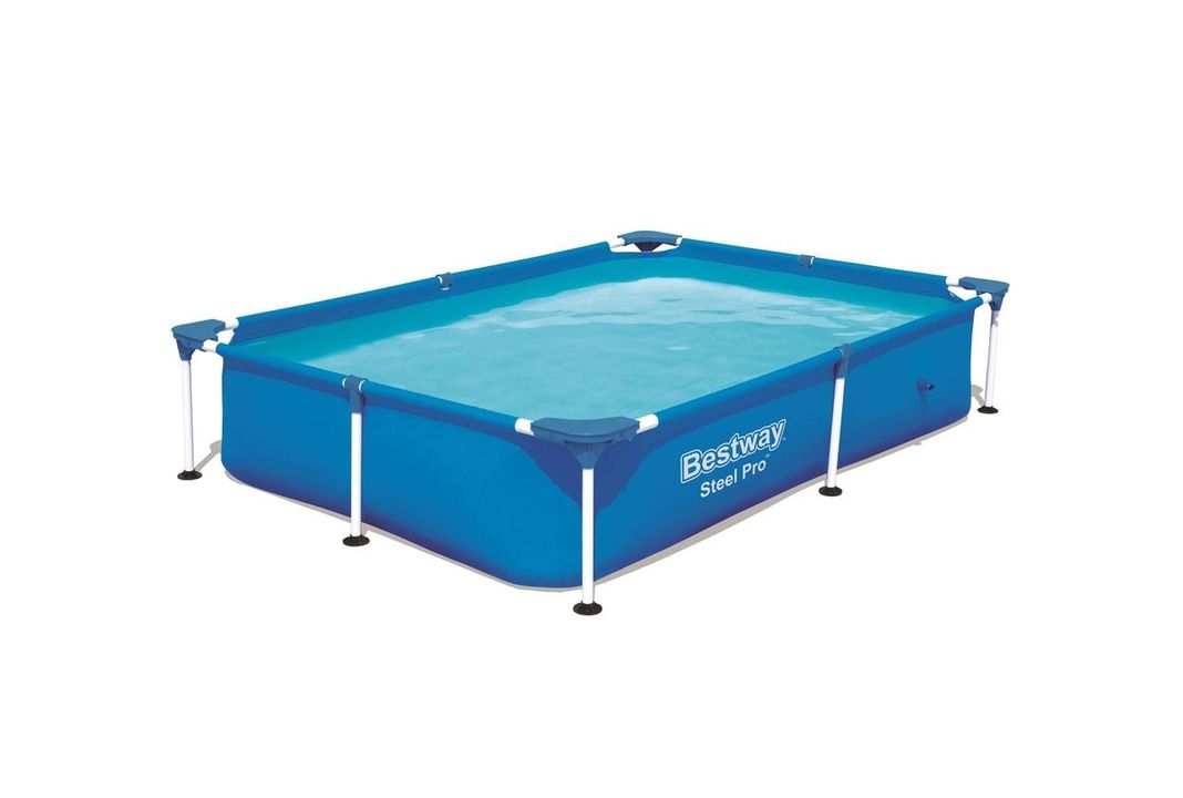 Piscina Bestway Rectangular Steel Pro 2.21MX1.50MX43Cm Azul-0