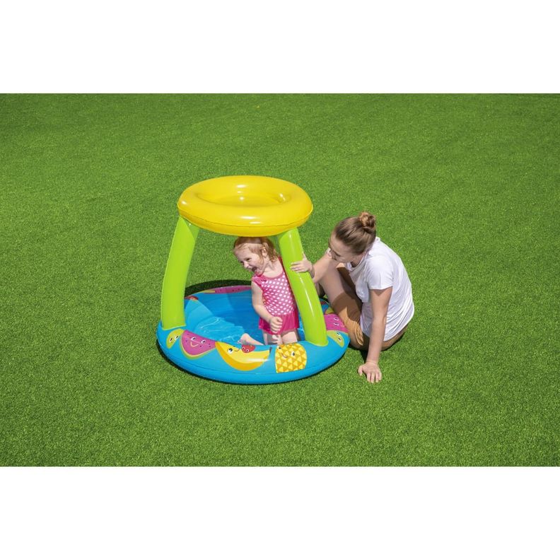 Piscina Inflable Bestway Con Techo Para Bebés 94X89X79Cm-3