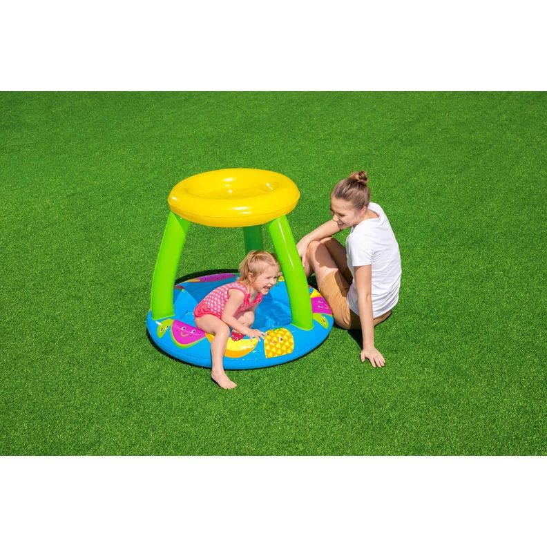 Piscina Inflable Bestway Con Techo Para Bebés 94X89X79Cm-4