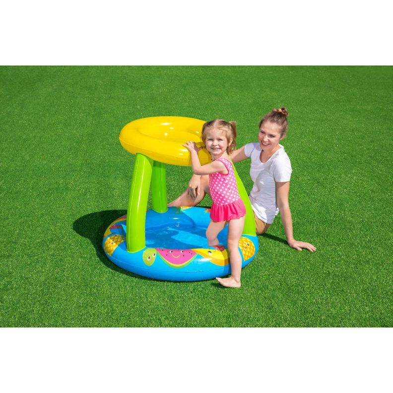 Piscina Inflable Bestway Con Techo Para Bebés 94X89X79Cm-5